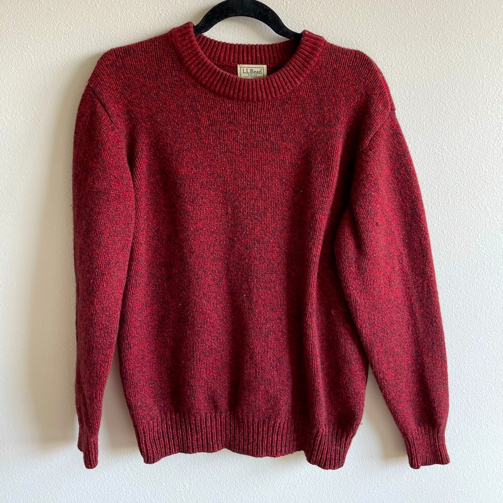 LL Bean 100% lambswool sweater